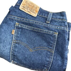 Vintage Levi Strauss Signature 540 Relaxed Fit Jeans Y2K‎ Blue 38x27.5 Brown Tab